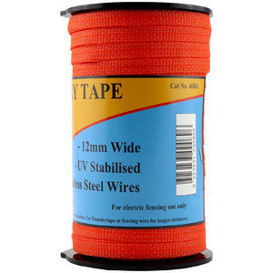 Thunderbird EF-40BO 200m Electric Fence Poly Tape Wire - Orange