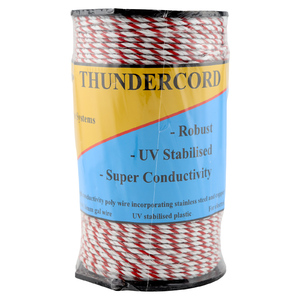 Thunderbird 200m Electric Fence Thundercord Poly Wire