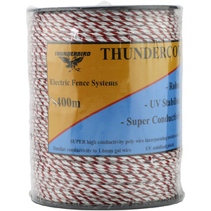 Thunderbird 400m Thundercord Electric Fence Poly Wire