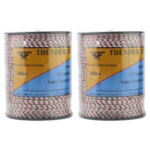 Thunderbird 2 Pack 400m Thundercord Electric Fence Poly Wire | EF-52A