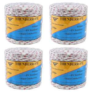 Thunderbird 4 Pack 200m Thunderrope Electric Fence Poly Wire | EF-53