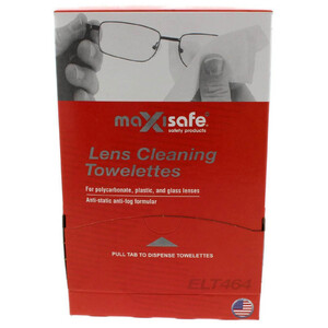 Maxisafe Anti-Fog Lens Cleaning Satchets - 100/box