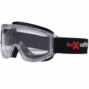 Maxisafe Anti-Fog Safety Goggles w/ Foam Bound Clear Lens