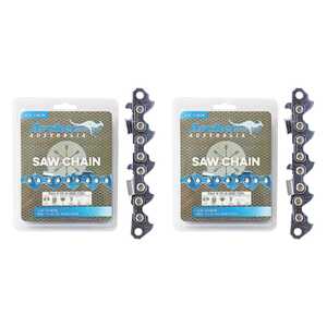 Archer 2 Pack 3/8" .063" 60DL Full-Chisel Chainsaw Chain Loop | FC-A-063-60DL