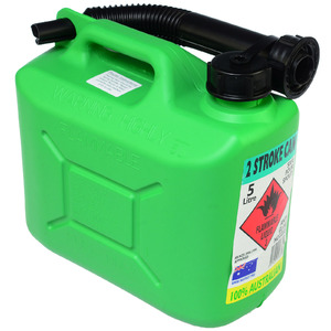 Green 5L Squat Style 2-Stroke Jerry Can
