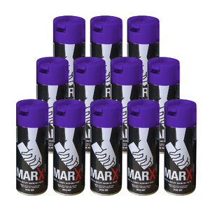 Marx 12-pack Spot and Survey Paint - Violet