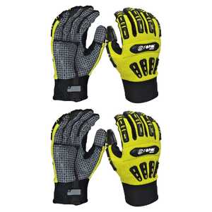 Maxisafe 2 Pack G-Force Xtreme Heavy Duty Mechanics Gloves | 2XLarge | GMX283-12