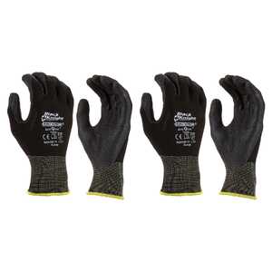 Maxisafe 2 Pack Black Knight Nitrile Palm Nylon Gloves | Extra Large | GNN192-10
