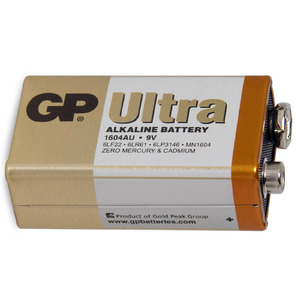 GP Batteries 9V Ultra Alkaline Battery