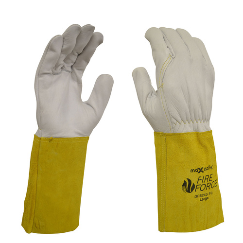 Maxisafe "FireForce" Extended Cuff Rigger Gloves - Large
