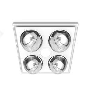 Heller White 3 In 1 Bathroom Exhaust Fan with LED Light