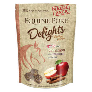 Equine Pure Delights 2kg Apple Cinnamon Molasses & Chia Horse Treats | HTL1040