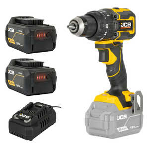 JCB Tools 18V 75Nm Professional Combination Drill Kit | 2x 5.0Ah | JCB-18BPCD-75-5
