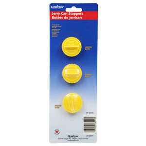 Scepter 3 Piece Fuel Container Stopper Kit | Yellow | JM08499