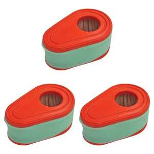 JAK Max 3 Pack Briggs & Stratton Lawnmower Air Filter | JM490