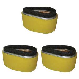 JAK Max 3 Pack John Deere Lawnmower Air Filter | JM643