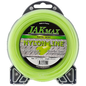 JAK Max Pro-Round Core Premium Nylon Trimmer Line - 2.5mm x 15m