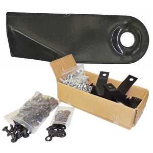 JAK Max 50 Pair 17"/18" Lawnmower Blade and Bolt Pack | Sanli | JM7037-WBB