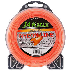 JAK Max Pro-Round Core Premium Nylon Trimmer Line - 3mm x 15m