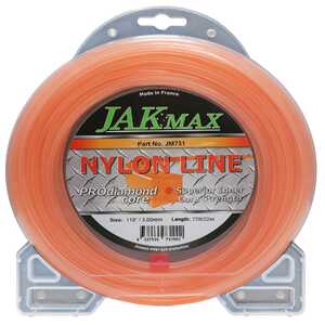 JAK Max 22m x 3mm Nylon Trimmer Line | Pro-Diamond Core | JM731