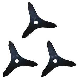 JakMax 3 Pack 9" 3 Tooth Tri-Cut Brushcutter Blade | 20mm Bore | JM751