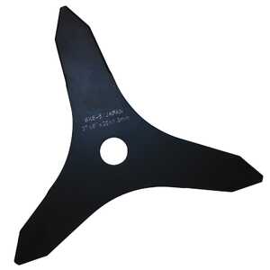 JakMax 10" 3 Tooth Tri-Cut Brushcutter Blade | 1" Bore | JM755