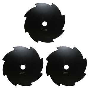JakMax 3 Pack 9" 8 Tooth Brushcutter Blade | 1" Bore | JM764