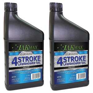 JAK Max 2 Pack 1L Lawnmower 4 Stroke Engine Oil | 10W/40 | JM796