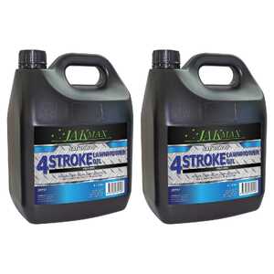 JAK Max 2 Pack 4L Lawnmower 4 Stroke Engine Oil | 10W/40 | JM797