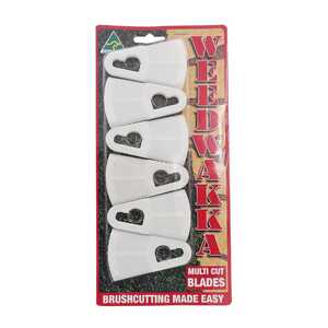 WeedWakka 6 Pack Brushcutter Replacement Blades | Plastic | JM812