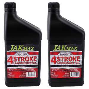 JAK Max 2 Pack 1L Red SAE 30 4-Stroke Lawnmower Oil | JM963