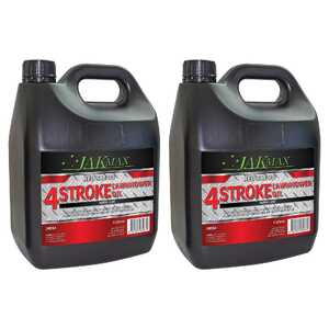 JAK Max 2 Pack 4L Red SAE 30 4-Stroke Lawnmower Oil | JM964