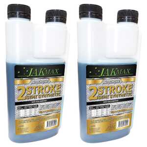 JAK Max 2 Pack 1L Small Engine 2 Stroke Oil | Semi-Synthetic | JM975