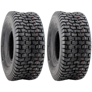 2x Ride on Mower Tyre 16 x 6.50 - 8" Tubeless Turf Saver