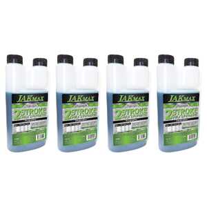 JAK Max 4 Pack 1L Small Engine 2 Stroke Oil | Full-Synthetic | JM980