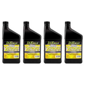 JAK Max 4 Pack 1L 2-Stroke Multi Mix Engine Oil with Fuel Stabiliser | JM984