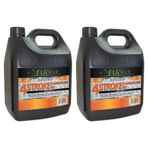 JAK Max 2 Pack 4L SAE 10W30 4-Stroke Lawnmower Oil | JM993