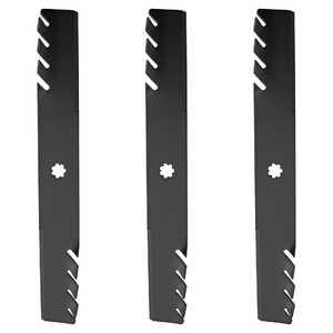 JAK Max 3 Piece Lawnmower Bar Blade Kit | John Deere 48" | JMPD5125