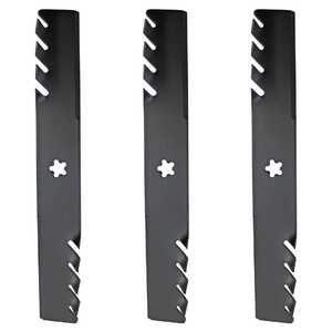 JAK Max 3 Piece Lawnmower Bar Blade Kit | Kubota 72" | JMPD5175