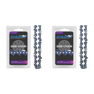 Archer 2 Pack 1/4" .050" 64DL Semi-Chisel Chainsaw Chain Loop | K-050-64DL
