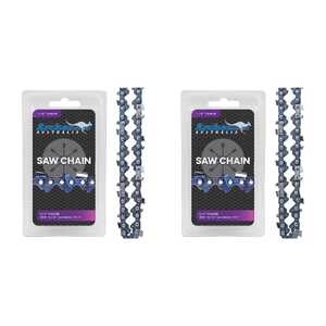 Archer 2 Pack 1/4" .050" 72DL Semi-Chisel Chainsaw Chain Loop | K-050-72DL