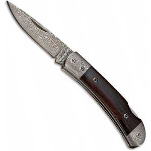 Magnum by Boker 01MB049DAM Damascus Countess Black Ebony Handle Folding Knife