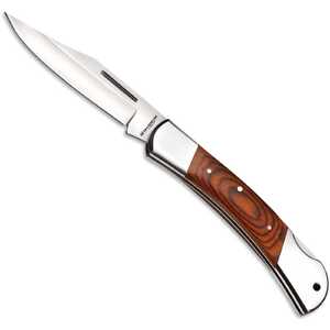Magnum by Boker 01MB312 Master Craftsman 2 Pakka Wood Handle 440A Folding Knife