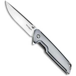 Magnum by Boker 01MB722 Straight Brother Aluminium Handle 440A Folding Knife