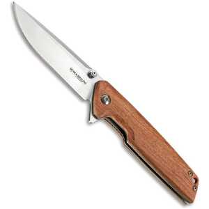 Magnum by Boker 01MB723 Straight Brother Wood Bubinga Handle 440A Folding Knife