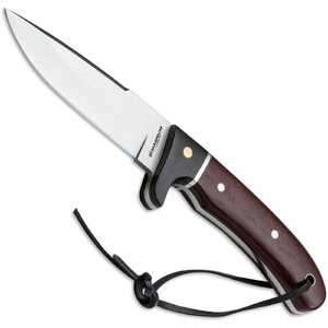 Magnum by Boker 02GL685 Elk Hunter Special Rosewood Ebony 440A Fixed Blade Knife