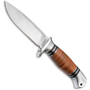 Magnum by Boker Leatherneck Hunter Fixed Blade Knife | Brown / Satin