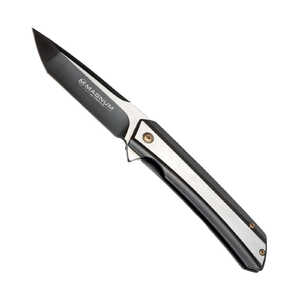 Magnum by Boker 01RY320 Contrast Silver 440A Stainless Steel Folding Knife
