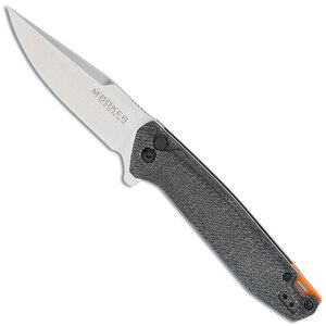 Magnum by Boker Border Forest Button Lock Folding Knife | Black / Satin