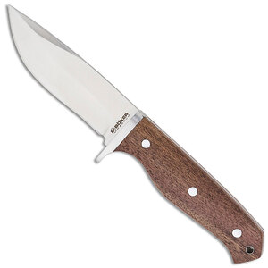 Magnum by Boker Walnut Drop Fixed Blade Knife - Walnut Wood / Satin